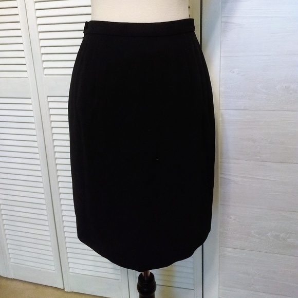 Giorgio Armani virgin wool draped skirt sz 8 *N - Picture 3 of 10